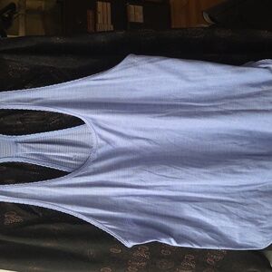 Blue lulu tank top size 10ish